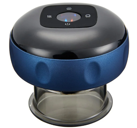 Electric Vacuum Cupping Massager with Heat for Back, Neck, Arms, and Body Therapy