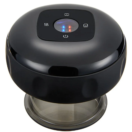 Electric Vacuum Cupping Massager with Heat for Back, Neck, Arms, and Body Therapy